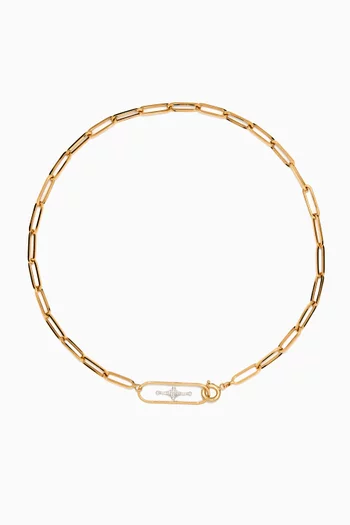 Alter Diamond Necklace in 18kt Yellow Gold
