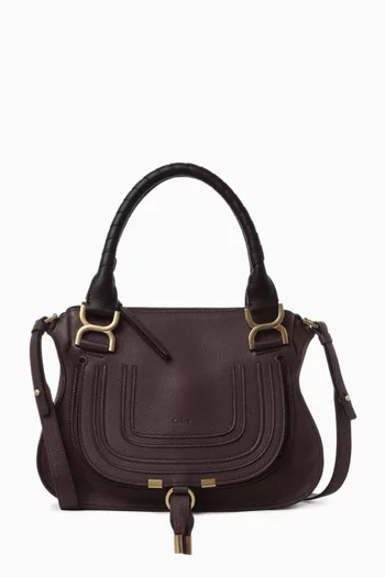 Small Marcie Shoulder Bag in Leather
