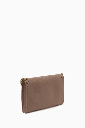 Mini Falabella Shoulder Bag in Shaggy Deer