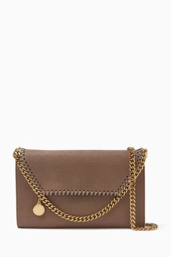 Mini Falabella Shoulder Bag in Shaggy Deer