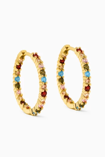 Alana Hoops in Gold-plated Sterling Silver