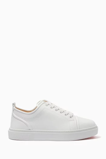 Adolon Junior Low-top Sneakers in Recycled Grained Leather
