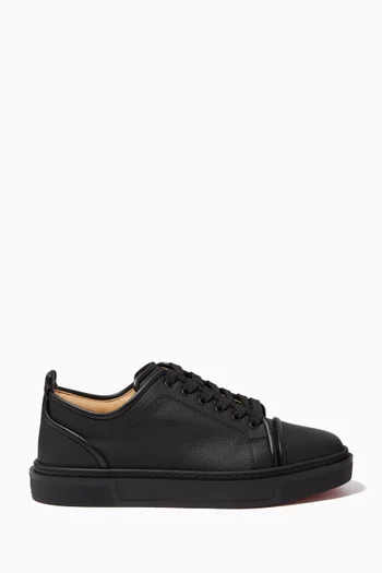 Adolon Junior Low-top Sneakers in Recycled Faux-leather