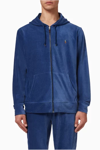 Hoodie in Cotton Blend