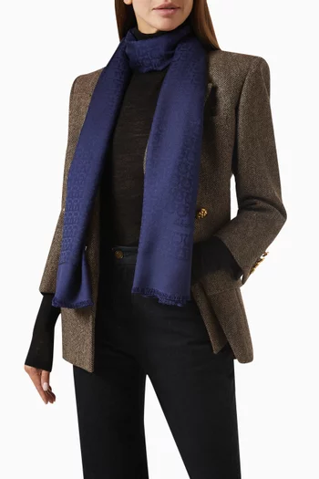 وشاح جانشيني صوف وحرير