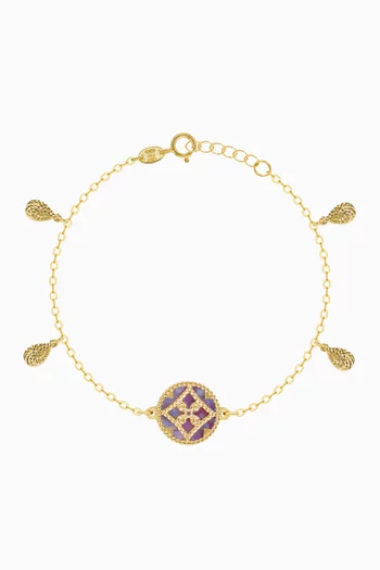 Amelia Versailles Mother of Pearl Bracelet in 18kt Gold
