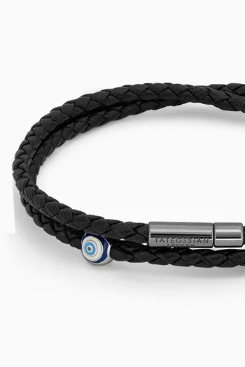 Mini Evil Eye Bracelet in Eco Leather