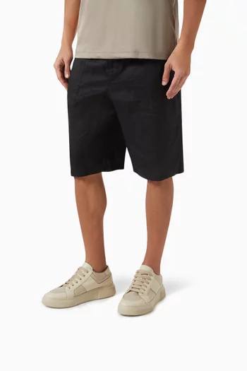 Logo Sneakers in Leather
