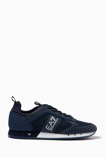 EA7 Sneakers in Mesh & Faux Leather
