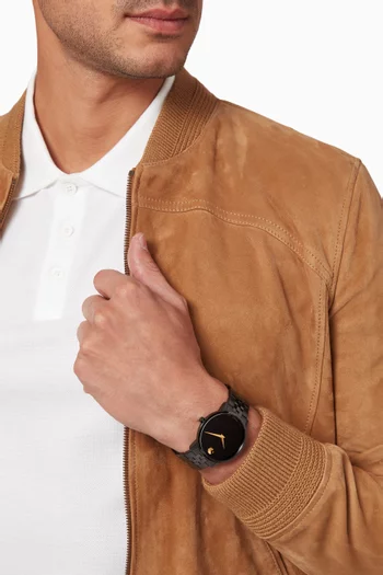 Museum Classic Quartz Stainless Steel Watch, 40mm