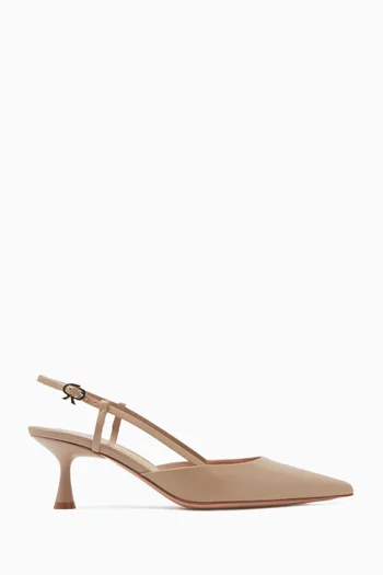 Ascent 55 Slingback Pumps in Calf Leather