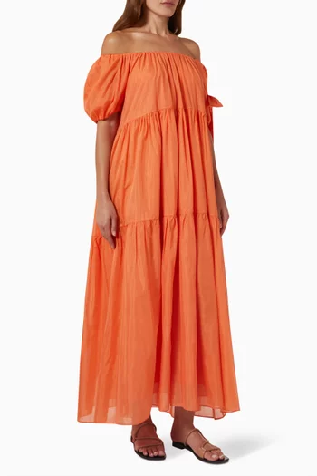 Joanne Dress in Cotton & Silk Blend