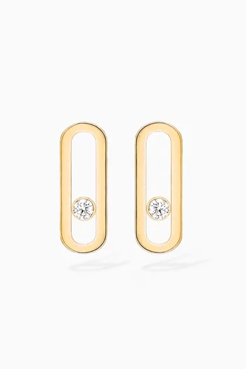 Move Uno Diamond Earrings in 18kt Gold