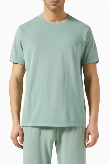 Garment Dyed T-shirt in Cotton Jersey