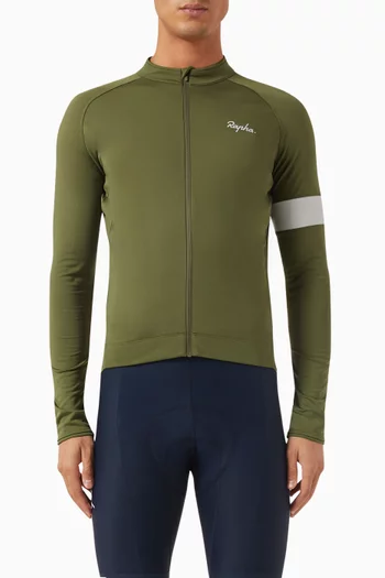 Buy Rapha Green Long sleeve Core Jersey For Men Online Ounass UAE