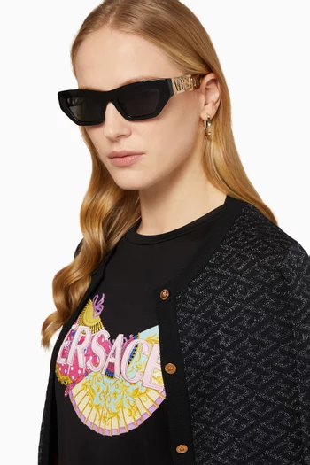90s Vintage Logo Sunglasses in Acetate