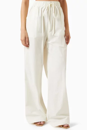 Portici Drawstring Pant in Dry Cotton