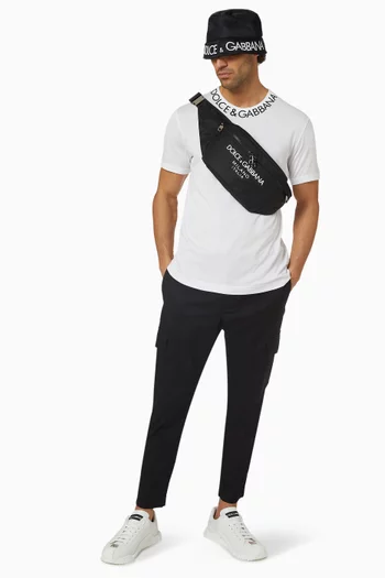 Logo Collar  T-shirt in Jersey