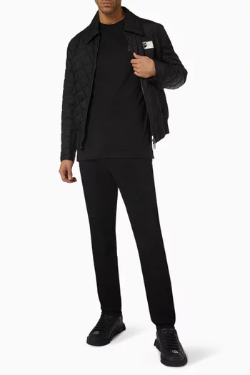 Logo Plaque T-shirt in Jersey