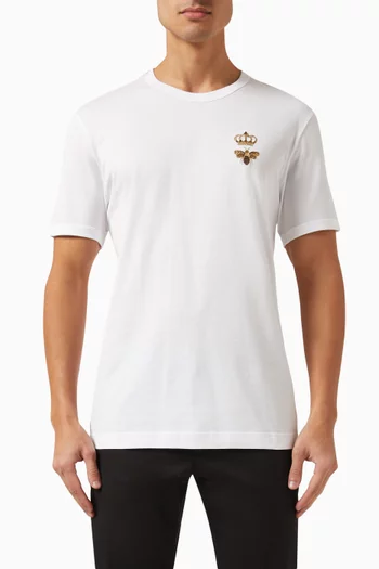 Crown Bee T-shirt in Cotton