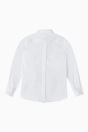 Logo-tag Shirt in Cotton