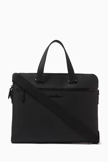 Firenze Briefcase in Grained Leather