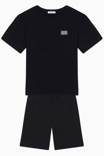 شورت بشعار الماركة قطن