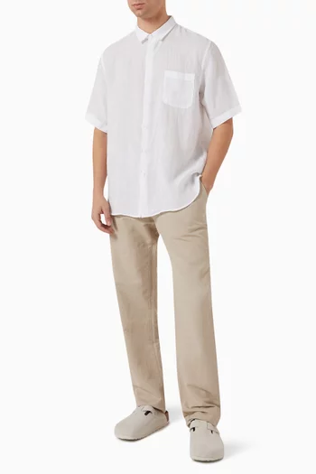 Patch Pocket Shirt in Linen