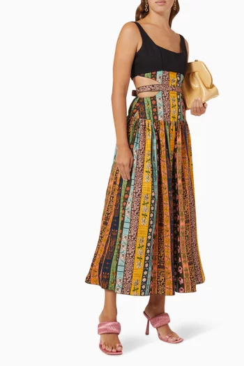 Totumo Midi Dress in Cotton
