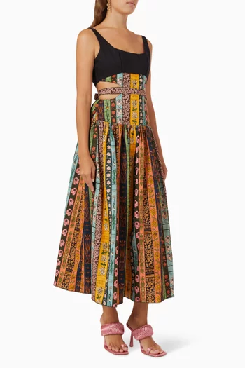 Totumo Midi Dress in Cotton