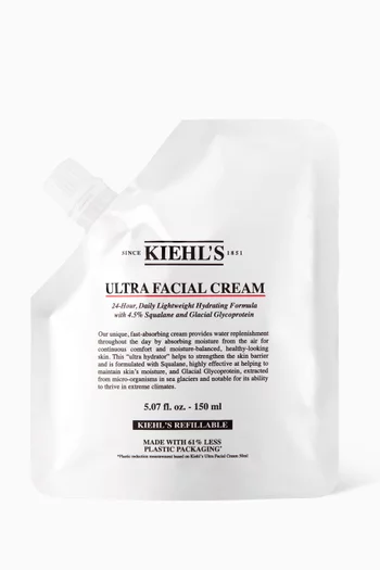 Ultra Facial Cream Refill Pouch, 150ml