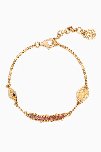 Love Sapphire Bracelet in 18kt Gold