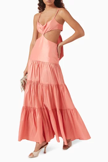 La Julieta Maxi Dress in Viscose Blend
