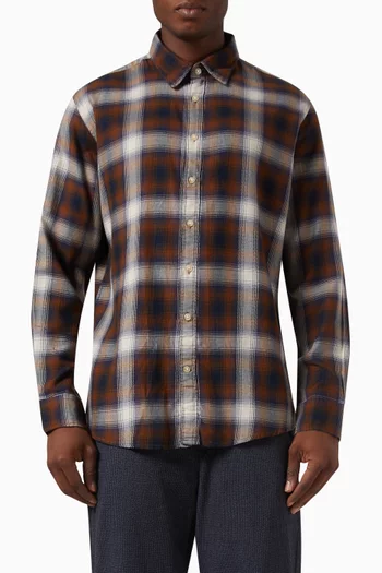Check Patterned Shirt in Organic Cotton
