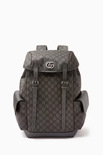 Medium Ophidia Buckled Backpack in Supreme Canvas