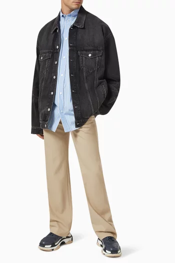 جاكيت فضفاض قطن