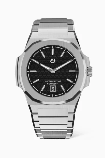 MT Ronda Stainless Steel Watch, 40.5mm