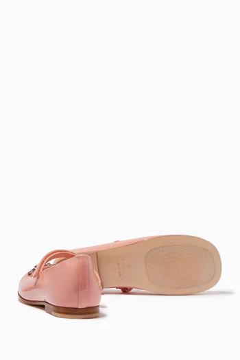 Aisha Ballerinas in Leather