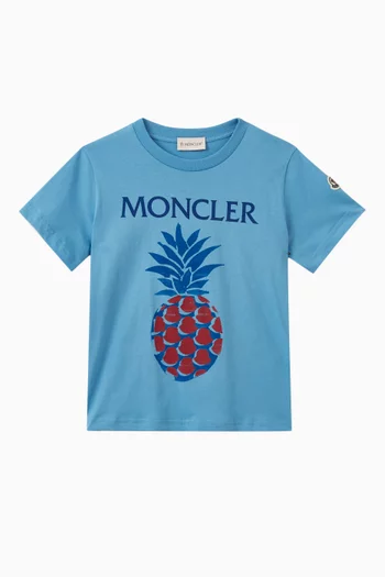 Pineapple Print T-shirt in Cotton