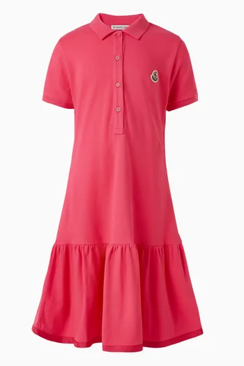 Logo Detail Tennis Dress in Cotton