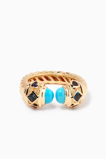 Renaissance®  Turquoise Ring in 18kt Gold