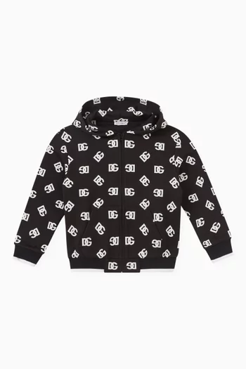 Logo Hoodie in Cotton Jersey