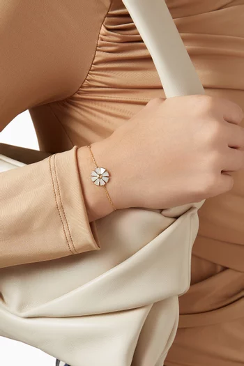 Farfasha SunKiss Diamond & Mother of Pearl Bracelet in 18kt Gold