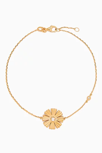 Farfasha SunKiss Diamond & Mother of Pearl Bracelet in 18kt Gold