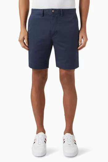 Straight Fit Shorts in Cotton