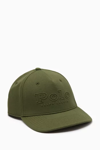 Embroidered Logo Modern Hat in Cotton