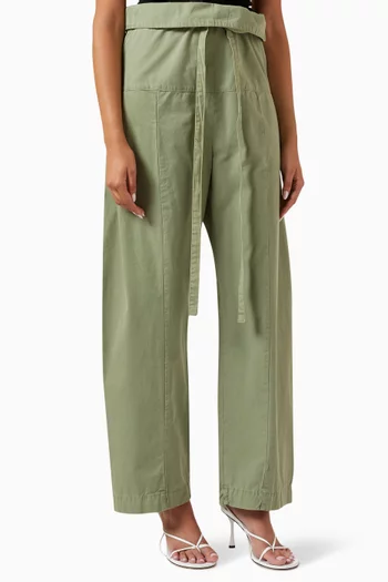 Fisherman Drawcord Pants in BCI Cotton