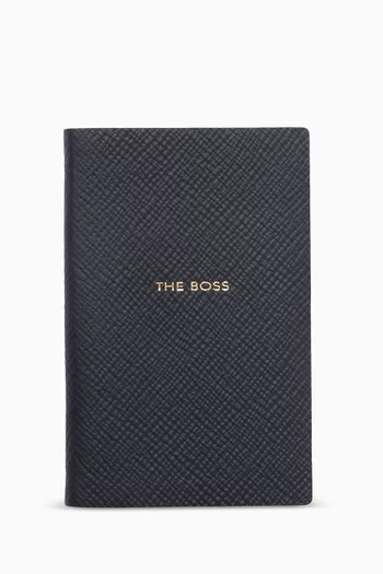 The Boss Wafer Notebook in Panama Leather