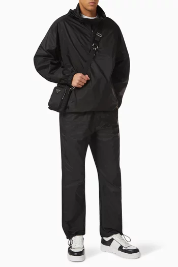 Logo Trousers in Re-Nylon