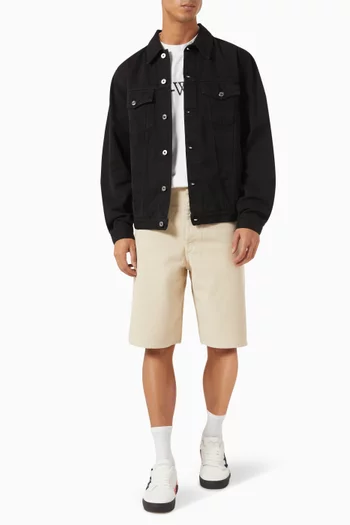 Wave Off Utility Shorts in Canvas